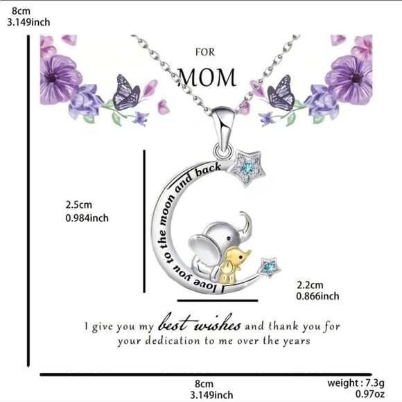 Gorgeous Necklace for Mom — Mother’s Day or Birthday Gift for Mother Zinc Alloy - Picture 4 of 5